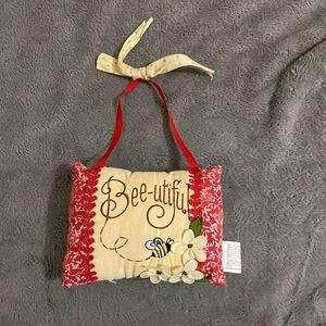 “Bee-utiful” Mini Decorative Fabric Pillow